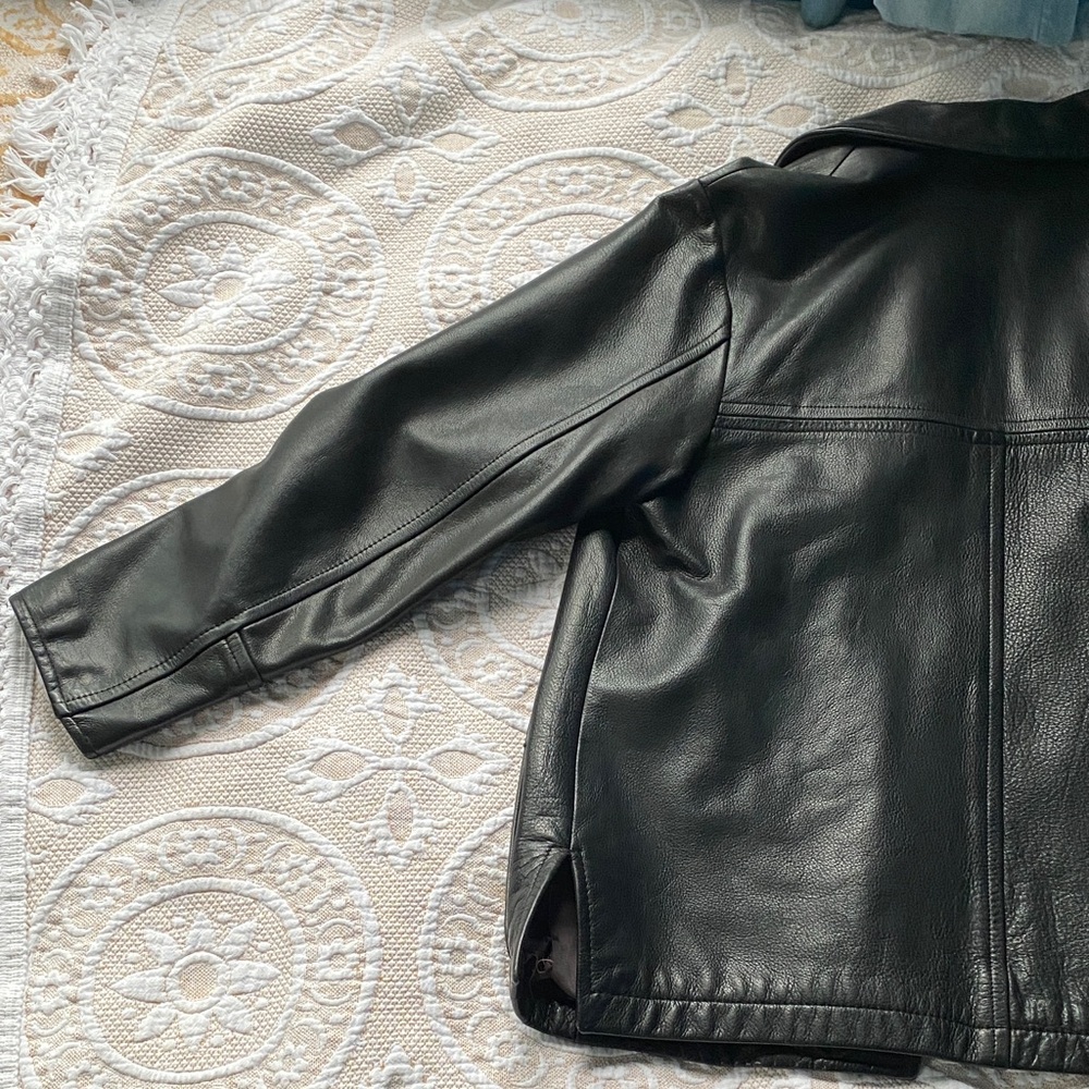 Siena Studio Black Leather Jacket - Picture 6 of 12